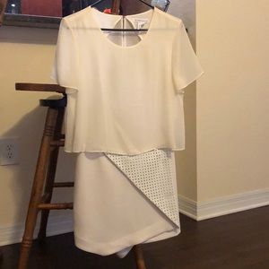 BCBG White Skort Romper